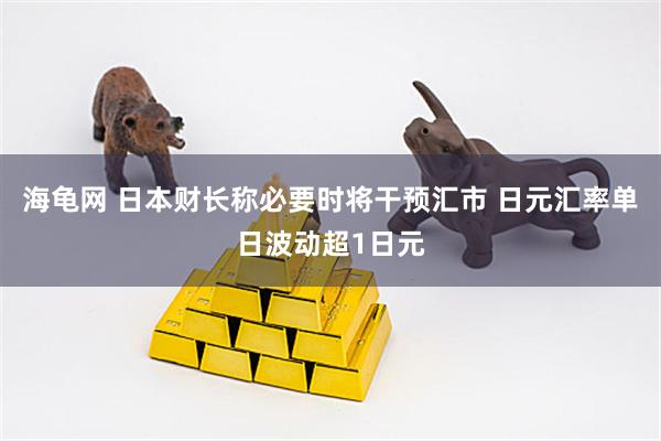 海龟网 日本财长称必要时将干预汇市 日元汇率单日波动超1日元